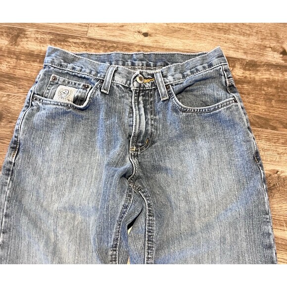 Cinch Silver Label Jeans Mens 26 x 31 Medium Wash Blue Denim Cowboy Western - Picture 4 of 9